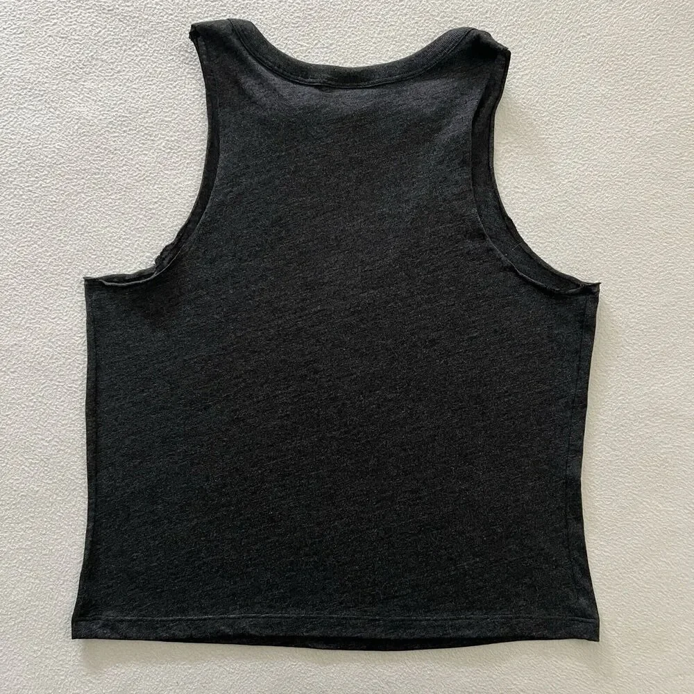 PINK Victoria's Secret 5th & Ocean Texas A&M Univ. Aggies Gray Cutout Tank Top S